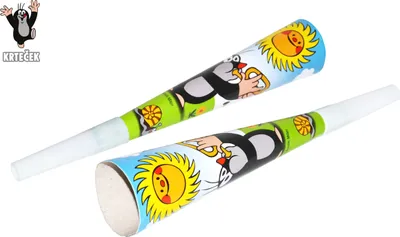 Produktbild von Party-Tröte Krtek und Freunde 6 Stück, 20 cm