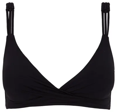 Productafbeelding van Women'secret dames topje voor bikini, model Halter, met afneembare padding, collectie Icons, zwart, maat 85D
