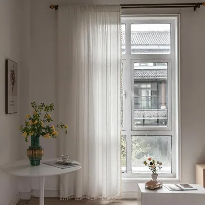 Verdunkelungsvorhang 120x140 cm, Weiß, 1 Stück, Polyester