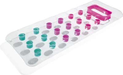Image de Bestway matelas à air Fashion Lounge 188x71cm matelas à air flottant lit à eau lit de camping lit d'invité île de bain, couleur:transparent