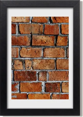 Produktbild von Bild 20x30 MDF-Rahmen, Wandkunst Backsteinmauer