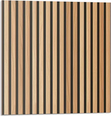Immagine prodotto di Pannello con motivi verticali - Piastrelle autoadesive - Rivestimento - Pannello murale - Piastrelle in PVC - Piastrelle in vinile - Piastrelle in PCV - Autoadesivo - Decorazione murale - 9 pezzi 30 x 30 cm