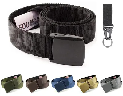 Produktbild von Solidchoice – Diebstahlsicherungs-Gürtel für Reisen – Gürtel mit versteckter Tasche