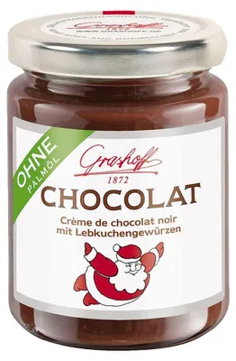Produktbild von GRASHOFF Dunkle Chocolat mit Lebkuchengewürz 250g