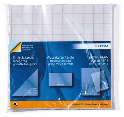 Obrázok produktu pre HERMA 1411, Priehľadná, 140 x 140 mm, 100 kusov