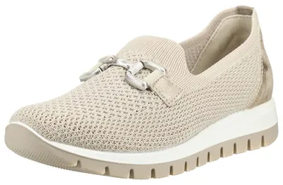 Produktbild von Textil-Slipper mit Wechselfußbett, elastischem Einstieg und profilierter Laufsohle