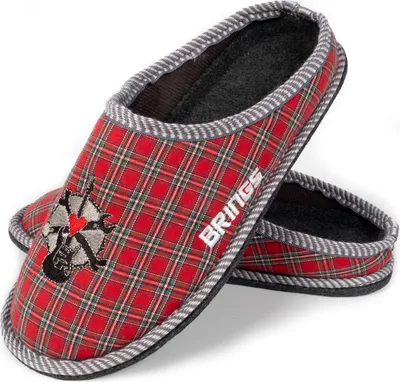 Produktbild von Brings Pantoffel  Logo im Karo Design, Gr. 42