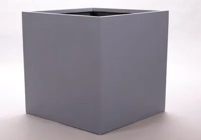 Produktbild von Elegant Einrichten | Pflanzkübel | Fiberglas | quadratisch | 90x90x90cm | grau.
