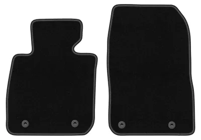 Immagine prodotto di Tappetini anteriori in moquette per Mazda CX-3 2015- (crossover) – 2 pezzi, neri, su misura – Wielganizator BASIC