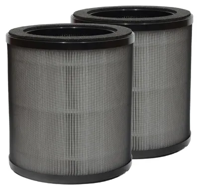 Obrázek produktu pro Náhradní filtr pro vzduchový čistič s filtrem HEPA H13 a aktivním uhlím, balení 2 kusy