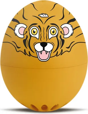 Produktbild von PiepEi Intelligente Eieruhr Tiger, wasser- und kochfest, für weiche, mittelweiche und hart gekochte Eier