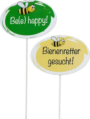 Produktbild von Gartenstecker Bienenretter Blühwiese Deko für Balkon und Terrasse, 20 Stück