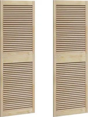 Obrázok produktu pre vidaXL Dvere na skriňu 2 ks prírodné 170 x 2,1 x 59,5 cm masívne borovicové drevo