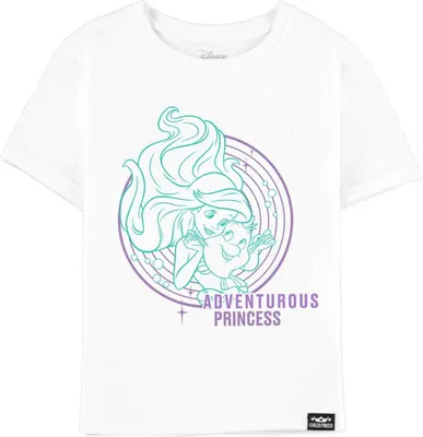 Produktbild von Disney Fearless Princess (Kids) - Ariel Girls Short Sleeved T-shirt - 122/128