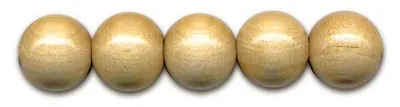 Produktbild von 56 Holzperlen 10mm Holz Perlen basteln fädeln natur