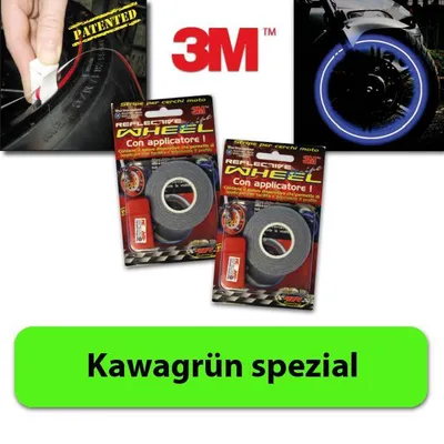 Obrázek produktu pro Felgenrandaufkleber Kawagrün, 5 mm, 6 m