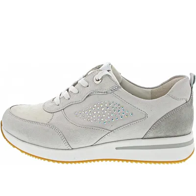Produktbild von Waldläufer H-Agnes Damen sportlicher Schnürer in Beige, Größe 6