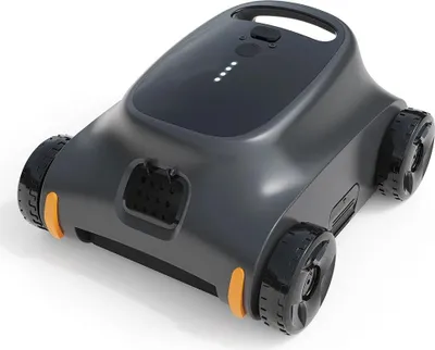 Produktbild von SAT 10 - Poolroboter - Akku 7800 mAh - 30 W Motor - IP68 - Reinigungszeit 180 Min - Tiefe 0,5–3 m - Für Pools bis 150 m² - Beige