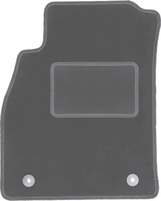 Produktbild von Fahrerfußmatte Velours graphit passend für Opel Insignia A FL (2013-2017, Limousine, Liftback, Kombi) – mit Befestigungen – passgenau