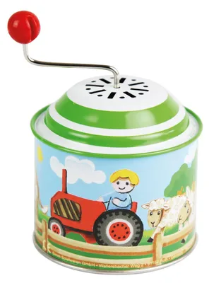 Produktbild von LENA Musikdrehdose Bauernhof mit Musikwerk old McDonald had a farm Melodie