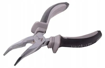 Produktbild von Verkatto V-PLUS Spitzzange gebogen 160 mm CrV-Stahl
