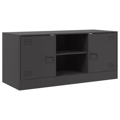Obrázek produktu pro TV skříňka černá 99 x 39 x 44 cm ocel