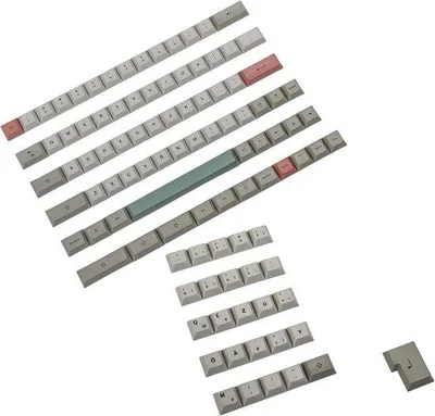 Productafbeelding van PBT Keycapset DSA Profiel 9009 Kleurstof Gesublimeerd voor Mechanische Toetsenborden ANSI/ISO Layout