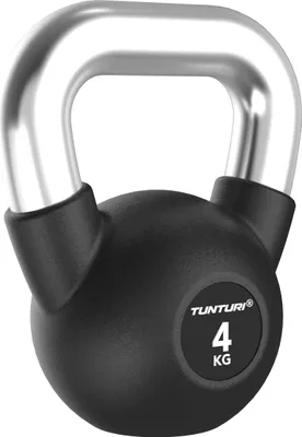 Produktbild von Tunturi Platinum Gummi Kettlebell – 4 kg