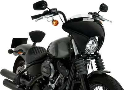 Immagine prodotto di Cupolino PUIG batwing SML sport trasparente per Harley davidson softail street bob