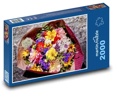 Obrázek produktu pro Puzzle 2000 Kytice letních květin - martinpuzzle