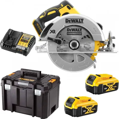 Zdjęcie produktu dla DeWALT DCS570P2-QW, Metal, Plastik, Drewno, Srebrny, Żółty, Aluminium, 18,4 cm, 5500 RPM, 1,6 cm