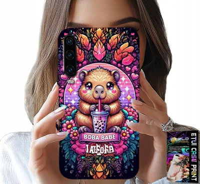 Immagine prodotto di Custodia Per Huawei P30 - Dolce Capibara Con Sceicco, Super Design