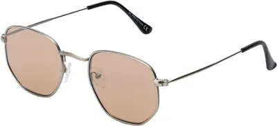 Produktbild von Uni Sonnenbrille Eckige Form 80er Modern Urlaub Sommer Strand 30562 Braun