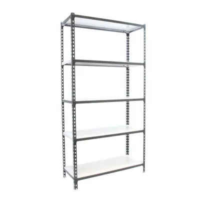 Image de Etagère Légère Sans Vis Simonclick Mini 5/300 Antracite/blanc Antracite/blanc 1800x800x300 - Simonrack