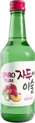 Produktbild von Jinro Soju Plum mit Pflaumengeschmack Vol. 13% Alk. 350ml