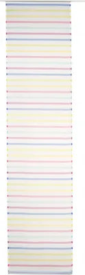 Produktbild von Elbersdrucke Schiebevorhang Feel Good 04 bunt transparent 245x60 cm