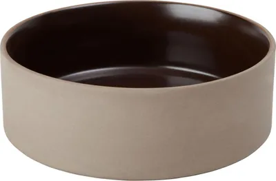 Produktbild von OYOY Z60013, Hund, Keramik, Beige, Braun, Kombinierter Futterautomat mit Tränke für Haustiere, Einfarbig, 19,5 cm
