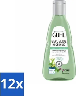 Productafbeelding van Guhl - Shampoo - Voor een gevoelige hoofdhuid - 250 ml - Voordeelverpakking - 12 stuks