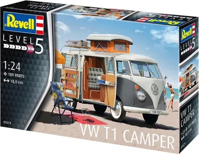 Produktbild von Revell 07674 1:24 VW T1 Camper