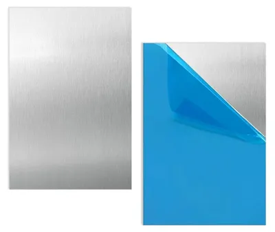 Aluminiumplatten 2er-Pack 30x20 cm, 1,5 mm, rechteckig