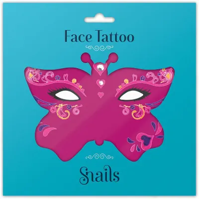 Produktbild von Snails Tattoo für das Gesicht QUEEN OF HEARTS