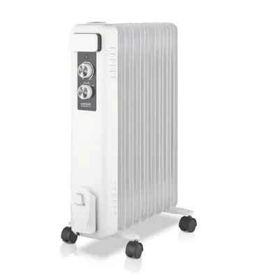 Produktbild von Haeger OH-009.008A, Öl-Heizlüfter, Öl, Drinnen, Flur, Schwarz, Weiß, Drehregler