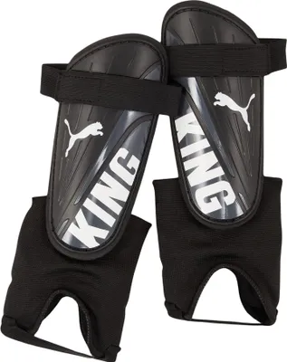 Image de Puma King Protège-tibias unisexe noir blanc taille M