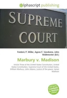 Produktbild von Marbury vs. Madison