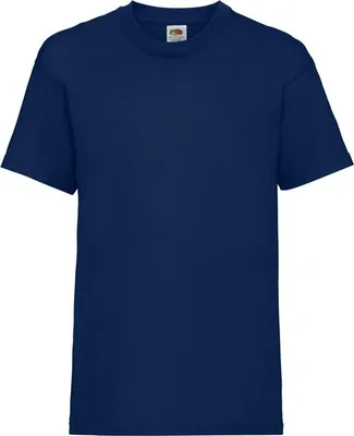 Zdjęcie produktu dla Koszulka dziecięca, krótki rękaw - FOL VALUEWEIGHT T/K - navy - rozmiar 3/4