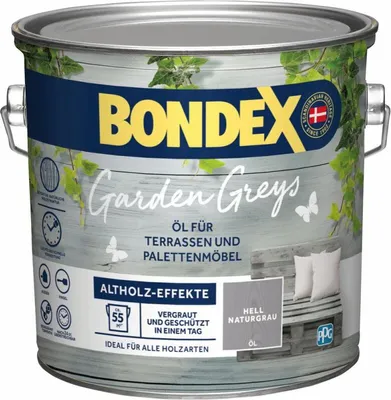 Produktbild von Bondex Garden Greys Öl Hell Naturgrau 2,5 l - 434135