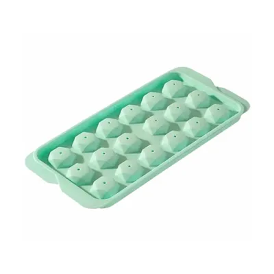 Immagine prodotto di Stampo per cubetti di ghiaccio in silicone per un massimo di 18 cubetti - verde menta