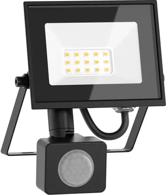 Obrázek produktu pro Mexen Luxpro LED reflektor s pohybovým senzorem, 10 W, Studený - 6500K, 900 lm, černý - L235-010-65-70