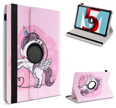 Produktbild von Tablet Hülle für AWOW P11 Tasche Schutzhülle Case 360 Grad Drehbar Klapp CoverFarbe 360 Uni:Motiv 15