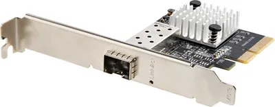 Zdjęcie produktu dla Karta sieciowa StarTech.com 10Gbe PCI Express SFP+ - Karta sieciowa światłowodowa z portem SFP+ - Otwarty port SFP+ dla modułów światłowodowych/miedzianych zgodnych z MSA/kabel do bezpośredniego podłączenia - 10Gbit Fibre PCIe NIC - Wbudowana - Przewodowa - PCI Express - Światłowód - 20000 Mb/s - Słaby